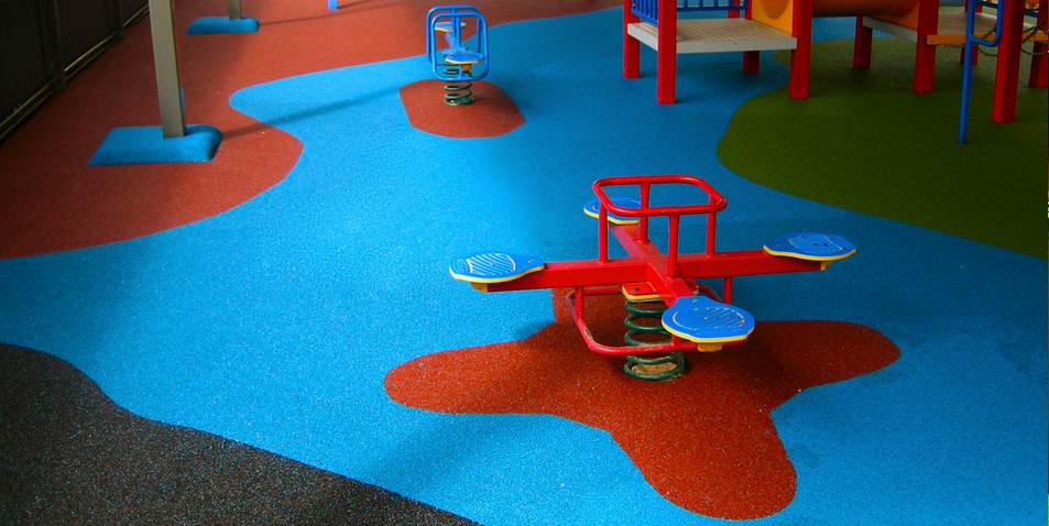 Soft Fall rubber playground resurfacing