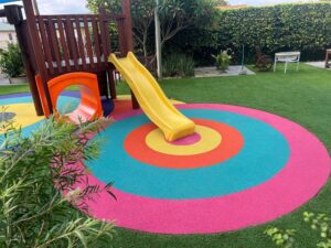 TPV Rubber Softfall playground at Boolaroo Community Preschool